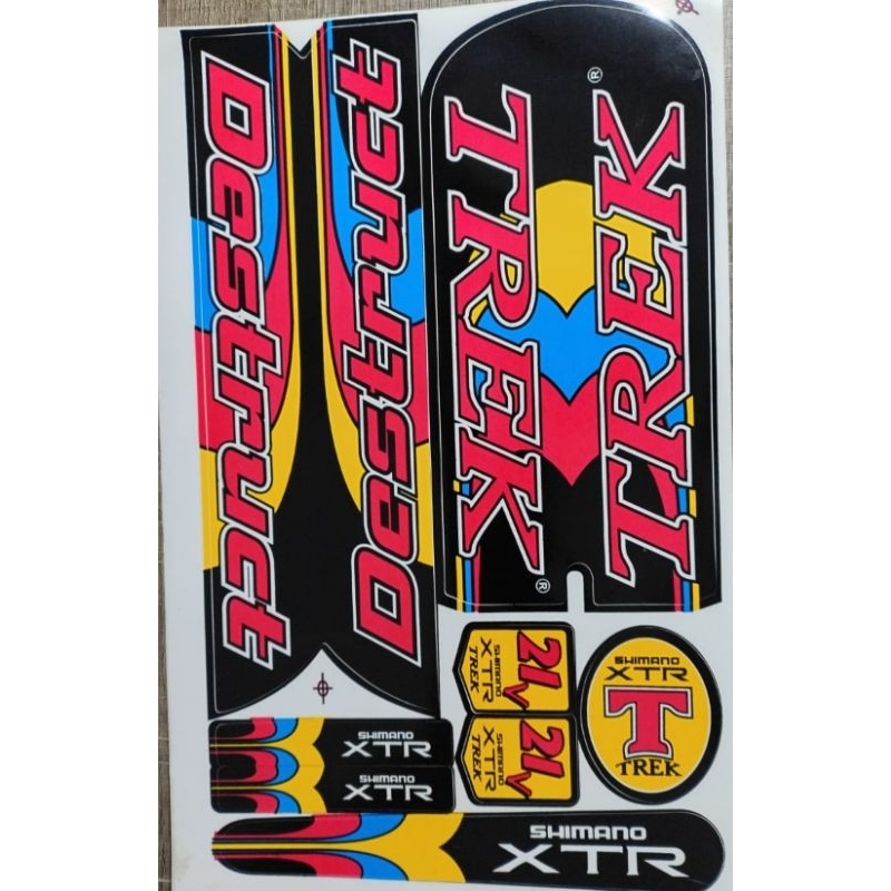 Adesivos Colante Bicicletas Trek Destruct