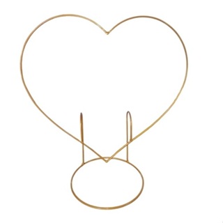 Mini Arco de Mesa Coração Em Ferro Dourado p/Decoração de Festas em Oferta na Shopee