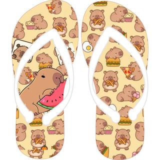 Chinelo Personalizado Capivara fofa
