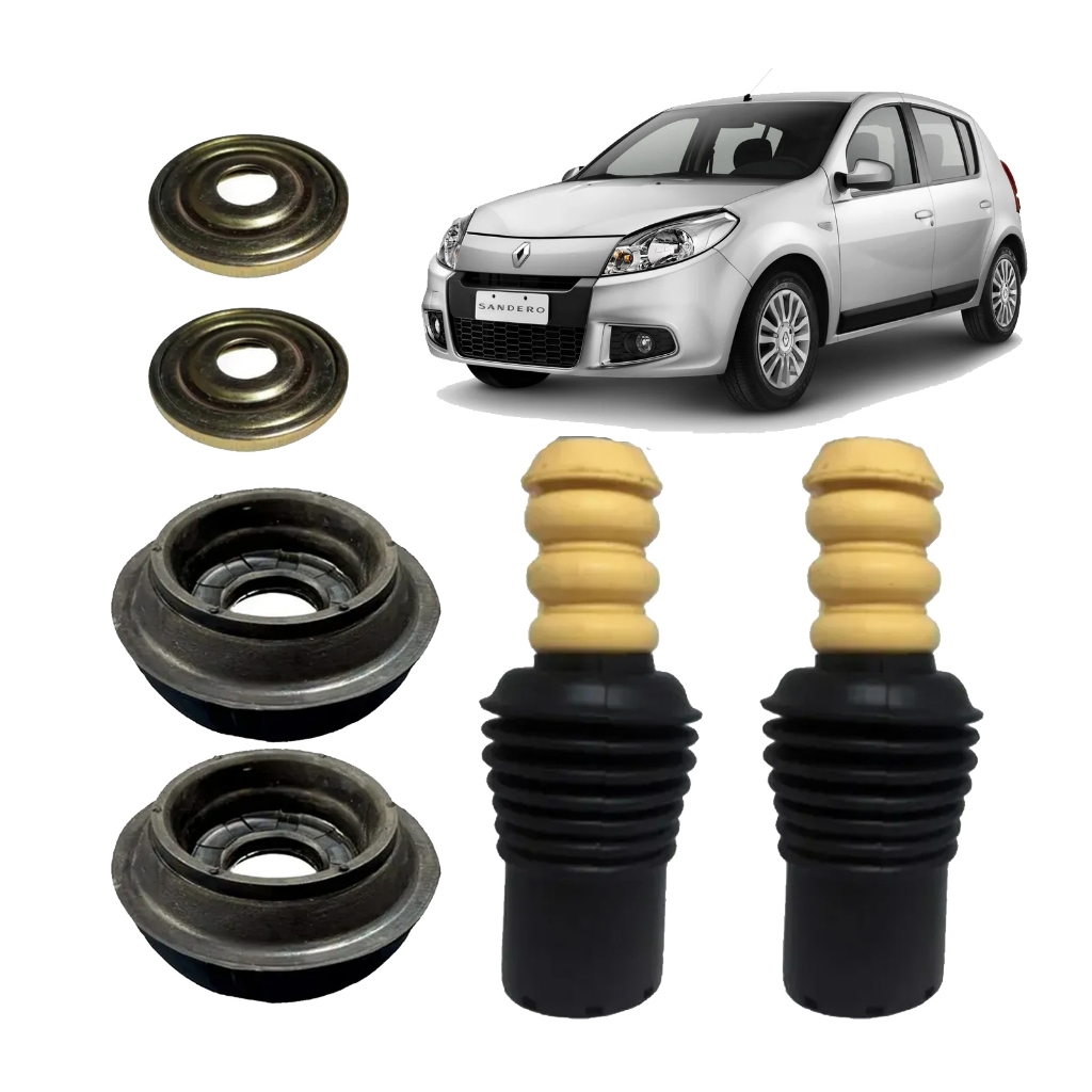 Coxim Rolamento Batente Coifa Logan Sandero 2007 2008 2009 2010 A 2019 Kit