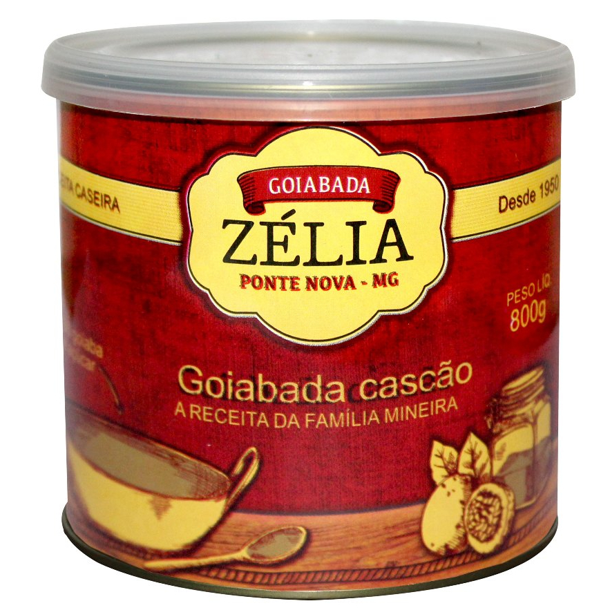 Goiabada Cascão Cremosa Zélia 800g Lata em Oferta na Shopee
