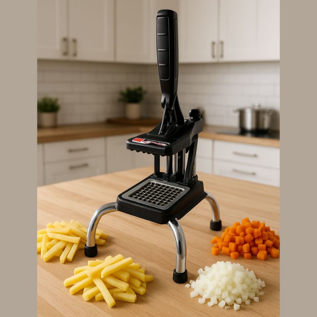Cortador Picador e Fatiador Manual Cabrita De Legumes Manual Batata Palito Vitalex Legumes e Frutas