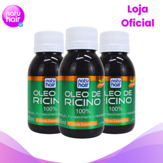 Óleo de Rícino Natuhair 60ml x3 un em Oferta na Shopee