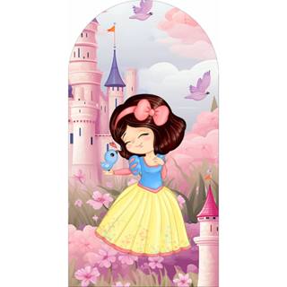 Painel para Festas, Romano 100x200, Com Elástico, Tema Princesas em Oferta na Shopee