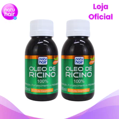 Óleo de Rícino Natuhair 60ml x2 un