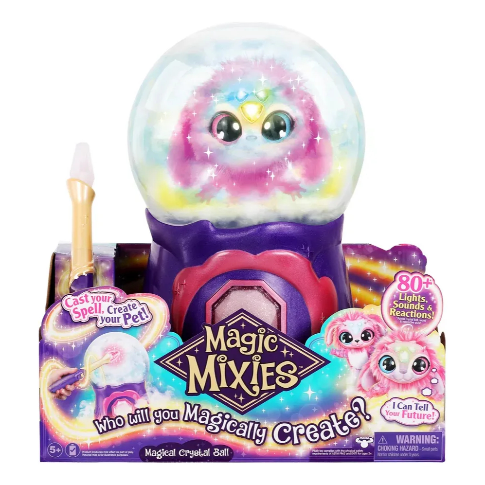 Pelúcia Magic Mixies Magical Crystal Ball Rosa - Candide 2456 - Mom & Baby