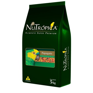 Ração Nutrópica Papagaio com Frutas 5kg Extrusada Criador Super Premium em Oferta na Shopee