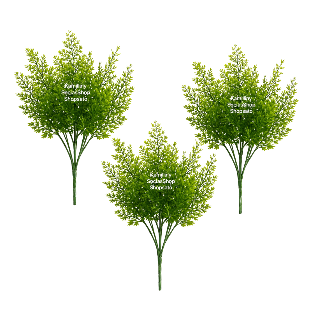 Buque de Folhagem Artificial Avenca, Decoração Para Arranjo Casamentos em Oferta na Shopee