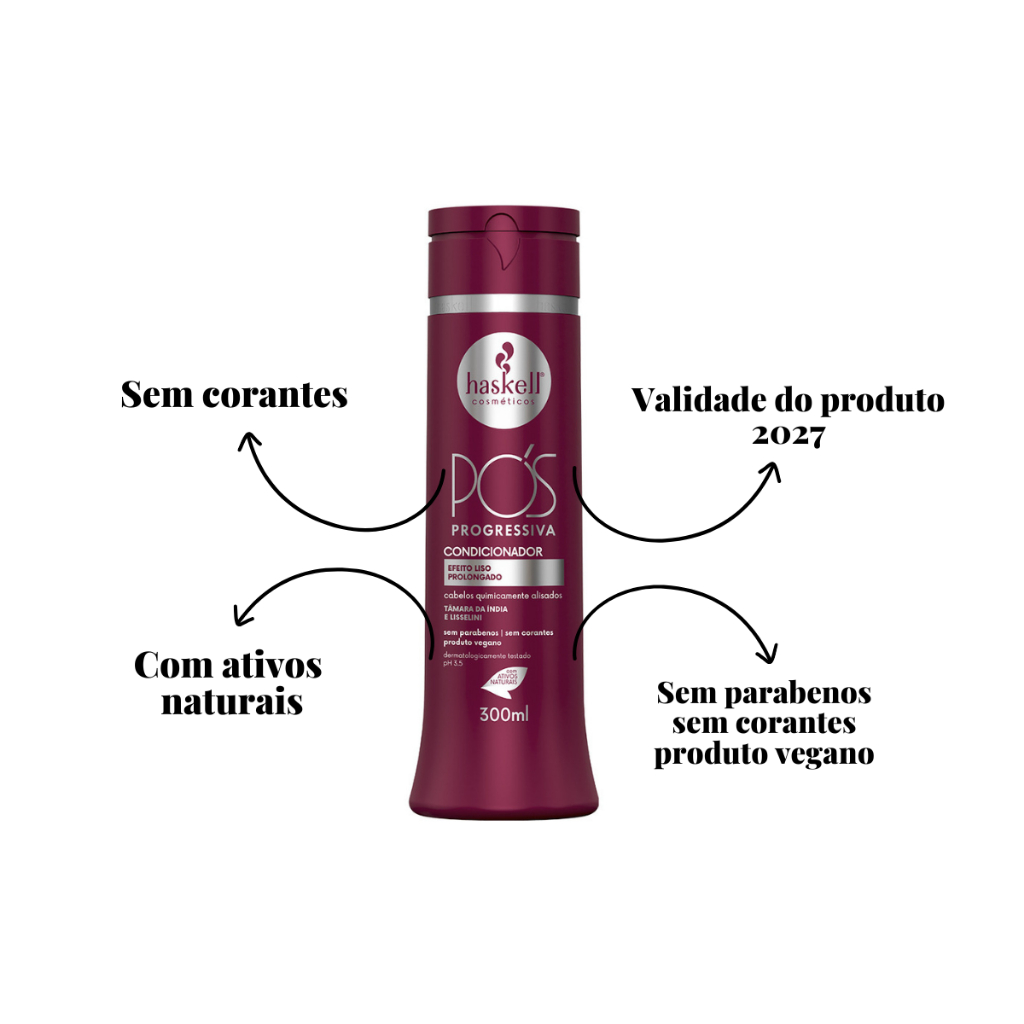 Kit Pós Progressiva Haskell 300ml