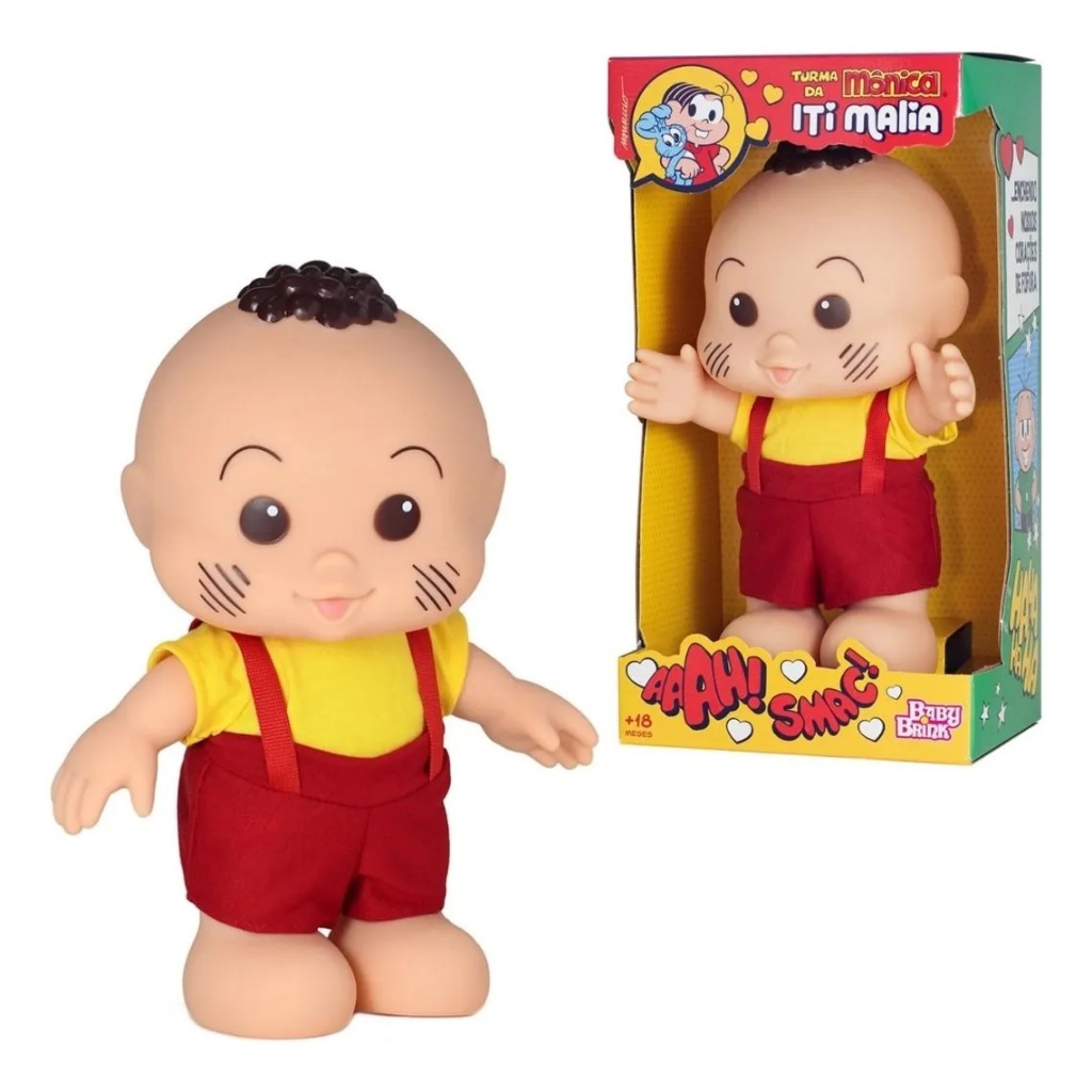 Boneco Cascao Iti Malia Turma Da Monica - Nova Brink 1023