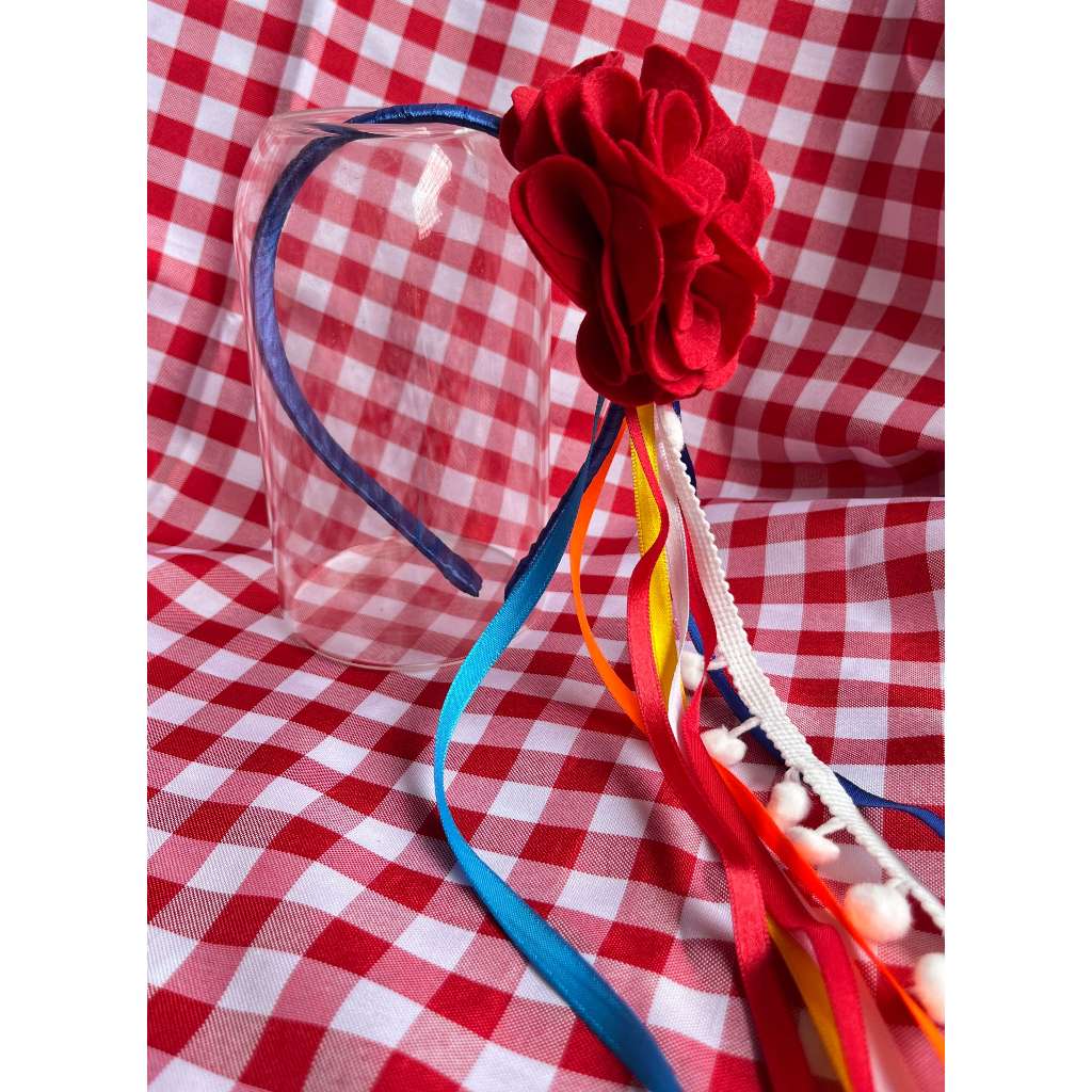 Tiara, Diadema, Arco de cabelo de São João, festa Junina