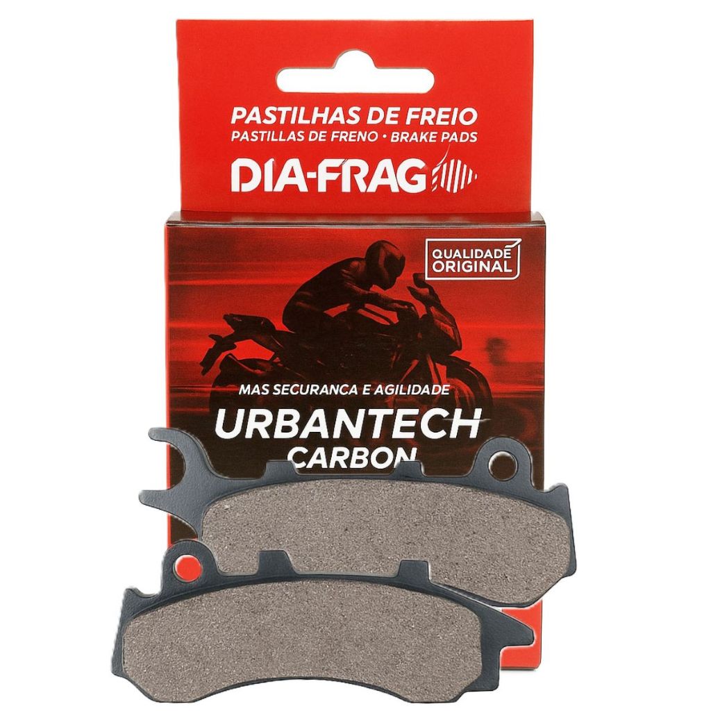 Pastilha de Freio Dianteira Pcx 160 / Biz 125 / Pcx 150 / Nxr 160 Bros Combi Brake Diafrag