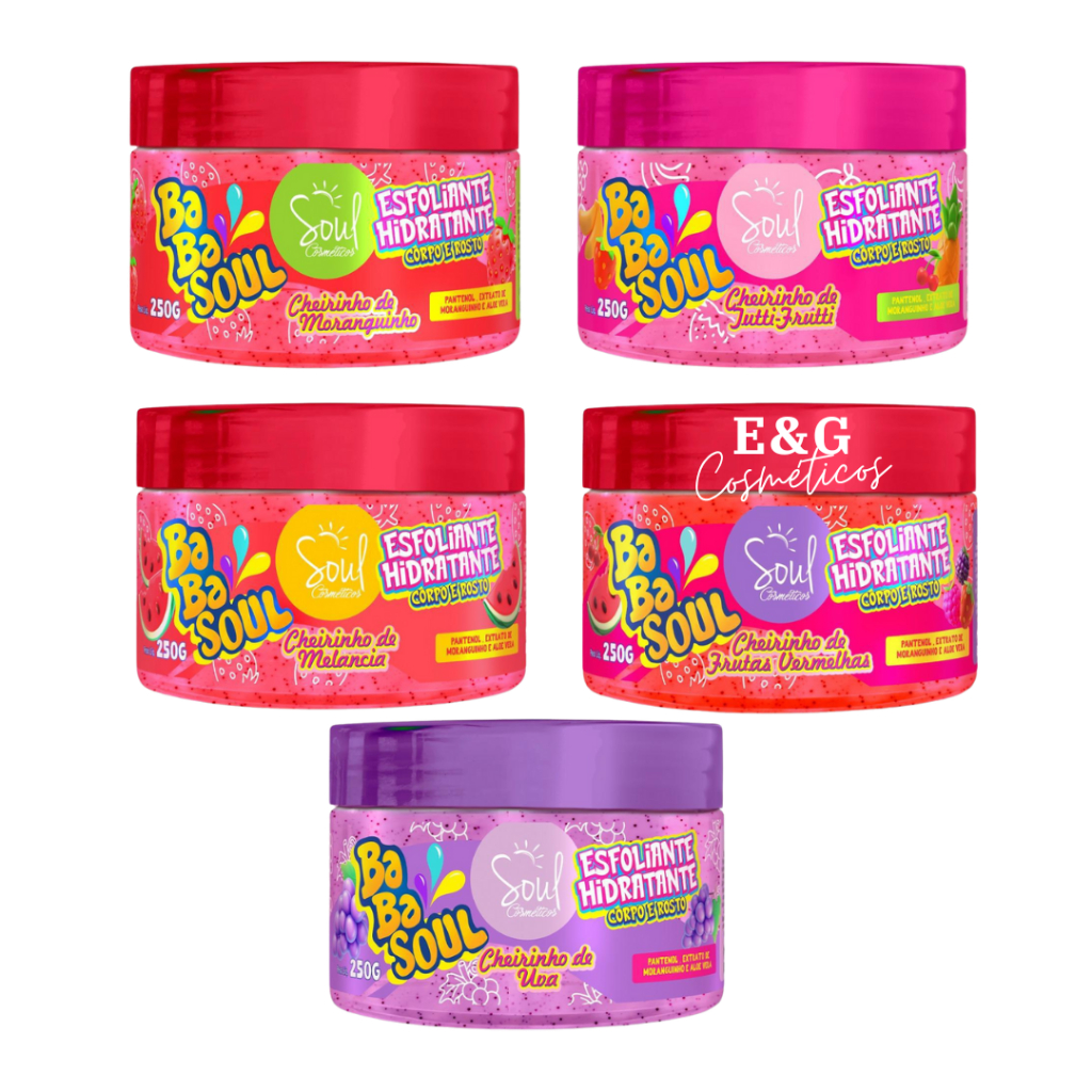 Esfoliante Hidratante Corpo & Rosto Babasoul 250g Soul Cosméticos