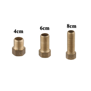 Alongador Prolongador Extensor De Torneira Em Metal 1/2"  4cm 6cm 8cm em Oferta na Shopee