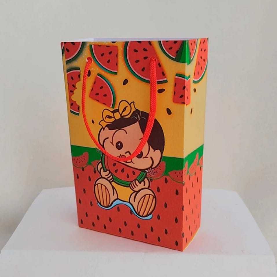 Kit Sacolinha Surpresa Personalizado Magali Baby Lembrancinhas Aniversário PEGUE E MONTE