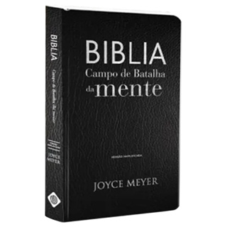 Bíblia Campo de Batalha da Mente | NVA | Letra Normal | Capa Luxo Preta em Oferta na Shopee