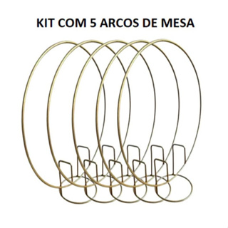 Mini Arco Decorativo em Ferro – Kit 5 Peças em Oferta na Shopee