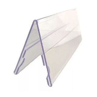 Porta Preço V 29,7x10,5cm Display Prisma Buffet Etiqueta em Oferta na Shopee