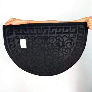 Tapete Meia Lua Capacho Welcome Antiderrapante - CC801527 em Oferta na Shopee
