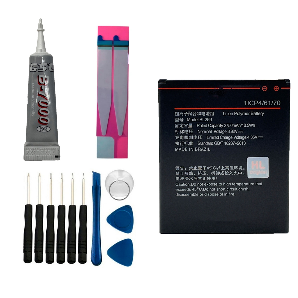 Bateria Compativel Lenovo K10a40 k5 / k5 Plus + Kit Reparo