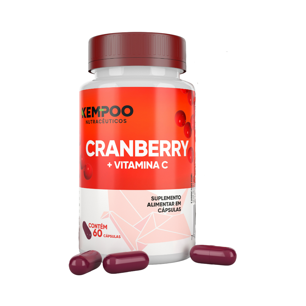 Cranberry Com Vitamina C 60 Cápsulas - Kempoo Nutracêuticos
