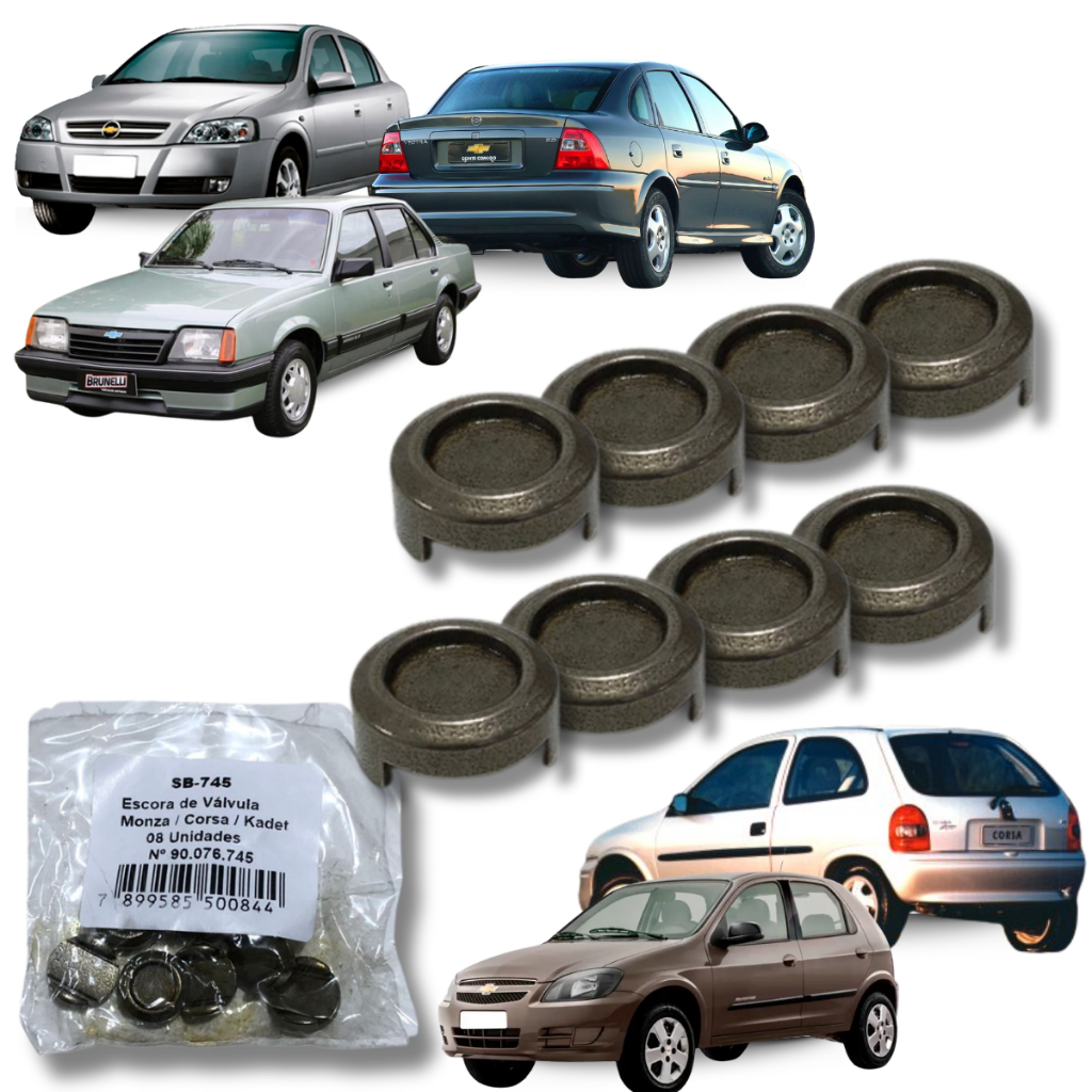 Jg 8 Escoras Válvulas Gm Astra Vectra 2.0 8v 1997 a 2011 Sambel em Oferta na Shopee