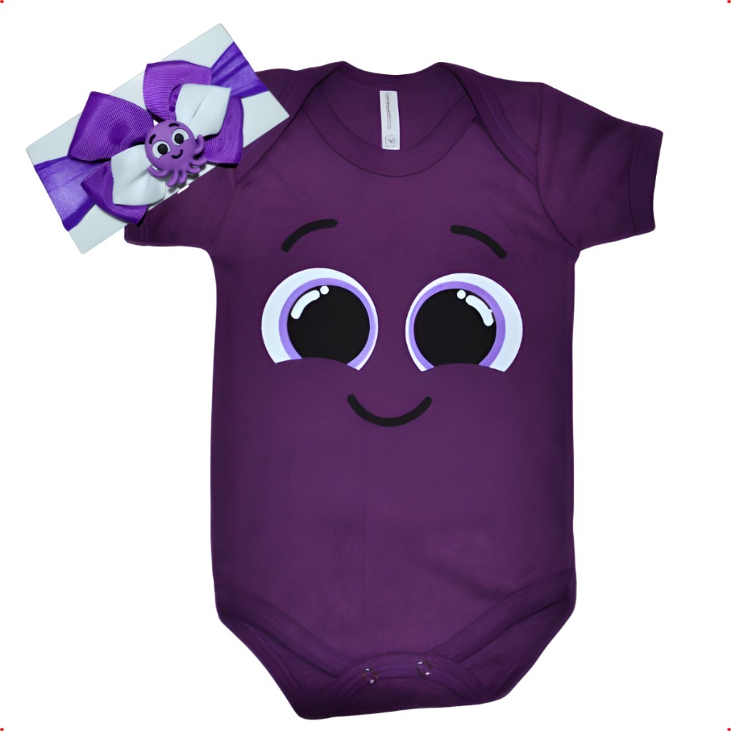 Body Mesversário Bolo Fofo Temático e Laço em Oferta na Shopee