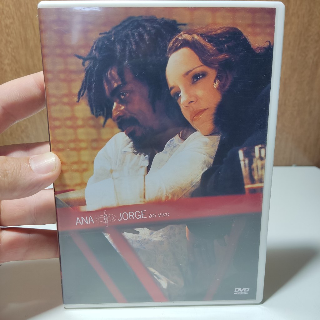 DVD - Ana e Jorge - Ana Carolina e Seu Jorge, Usado, em bom estado de conservação
