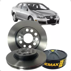 Par Disco De Freio Dianteiro Ventilado Fremax A3 Jetta