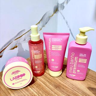 Labotrat Belle Pink Meu Banho Premium  com Mousse Esfoliante + Gel de Banho + Hidratante + Body Splash em Oferta na Shopee