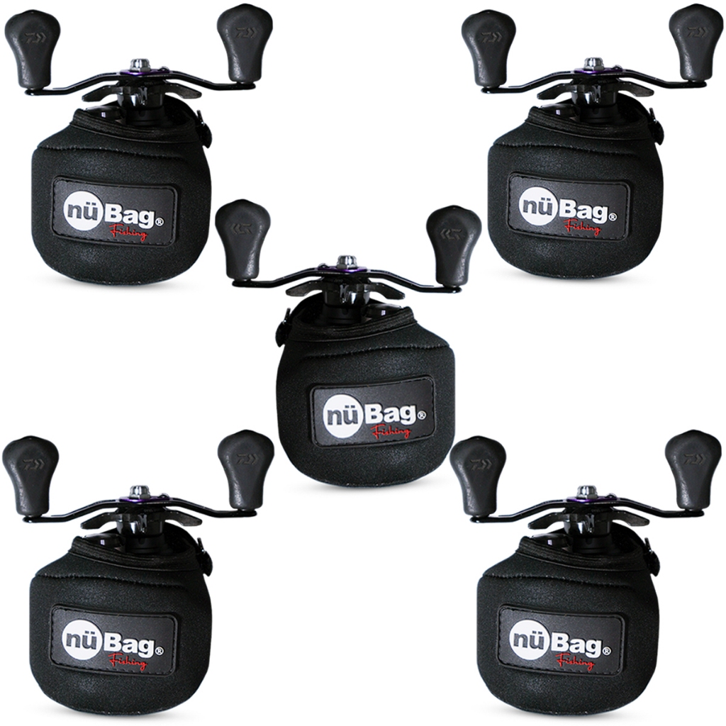 Kit 1 a 5 Porta Carretilha Neoprene Nü Bag Case Proteção Perfil Baixo Pesca Acessório Pesca em Oferta na Shopee