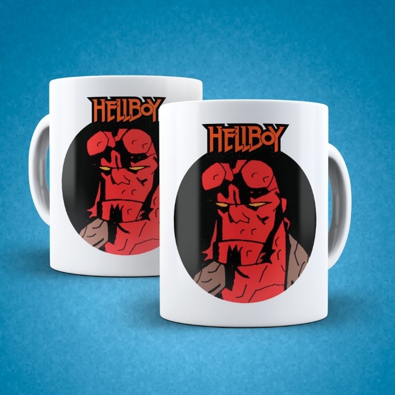 Caneca Hellboy - Perfil Quadrinhos (Porcelana)