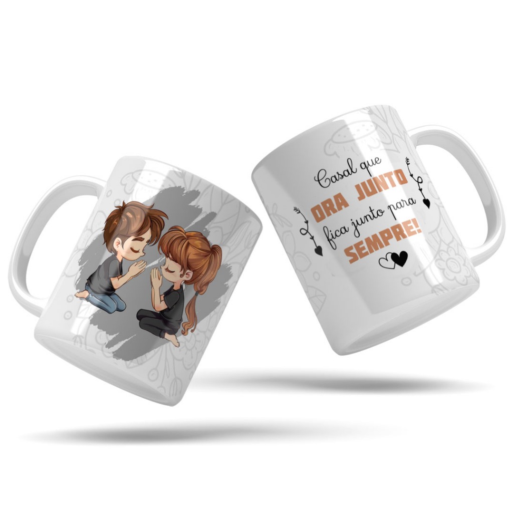 CANECA CASAL QUE ORA JUNTO FICA JUNTO PARA SEMPRE R184
