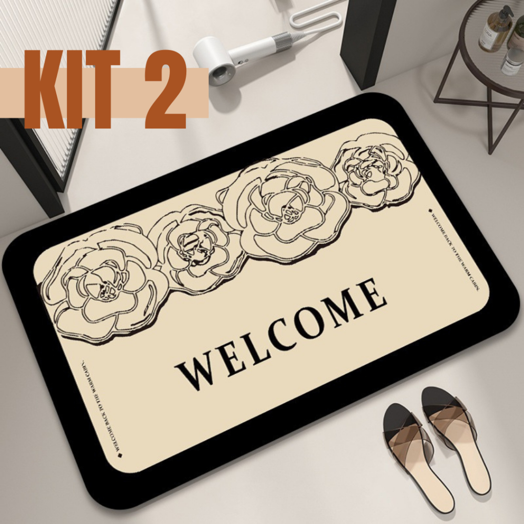 Tapete Mágico de alta Absorção Secagem Rapida Antiderrapante Sala Quarto Banheiro em Oferta na Shopee