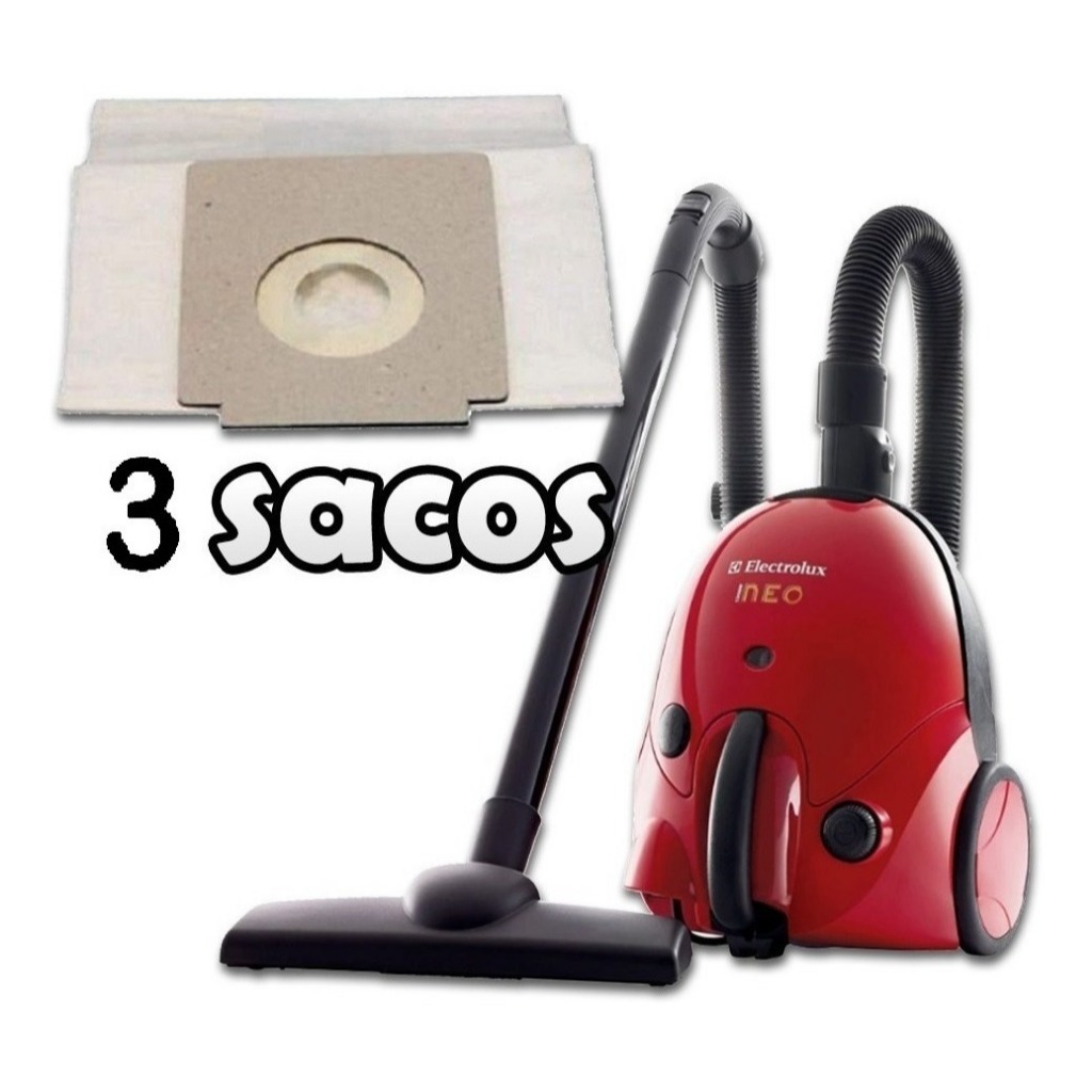 Kit Com 3 Sacos P/ Aspirador De Pó Electrolux Neo / Listo