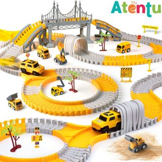 Pista de Carrinhos Construção com 98, 180 e 345 Peças Brinquedo Infantil com Carrinho em Oferta na Shopee