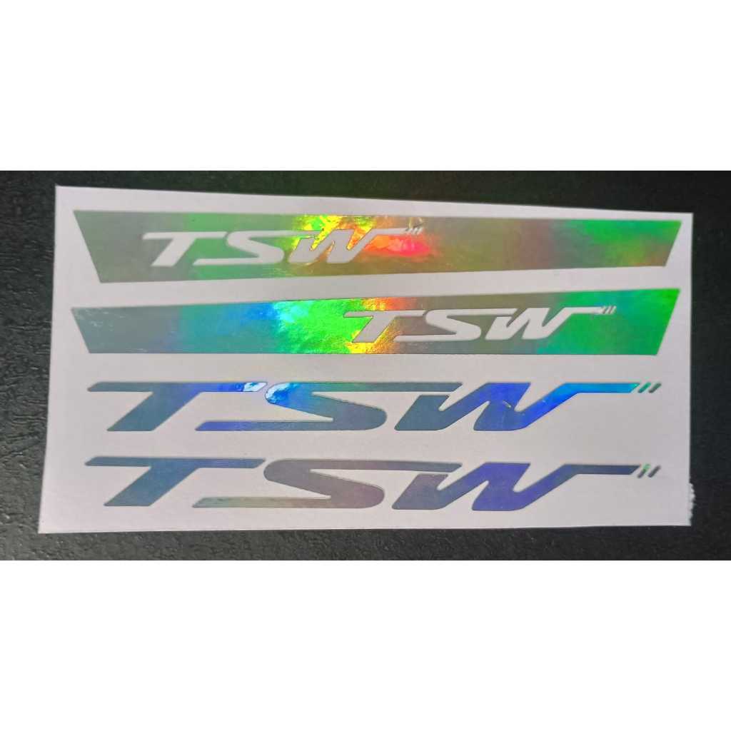 Adesivo TSW bicicleta mtb ciclismo