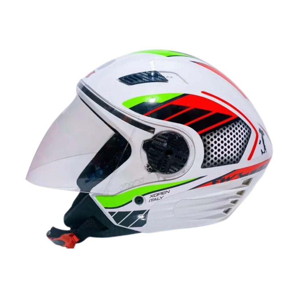 Capacete Fw3 Para Moto X Open Branco Italy Tamanho 56 em Oferta na Shopee