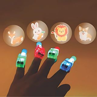 Lanterna Infantil Dedo Projeção Sortida Luz Colorida Brinquedo Crianças Menino Lâmpada Desenho LED em Oferta na Shopee