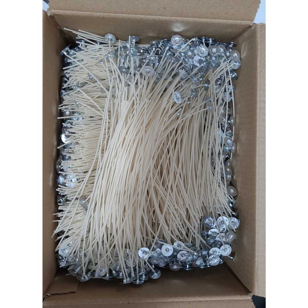 Pavio para Velas Votivas de 7 e 9 Dias - Parafinado - 20 CM - 100 unidades em Oferta na Shopee