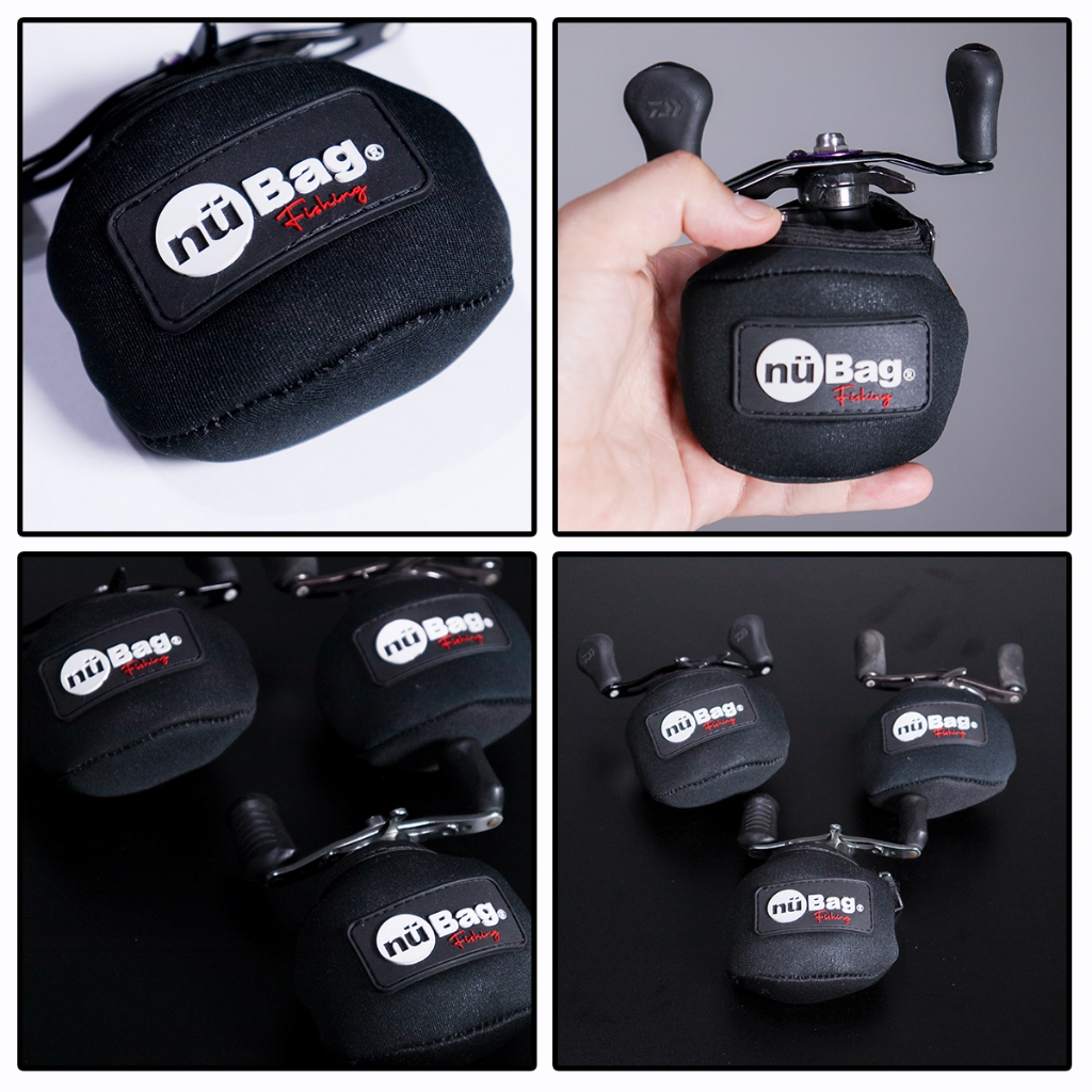 Capa de Carretilha Neoprene Reforçado Alto Padrão de Pescador Profissional Pesqueiros Pesca Organiza