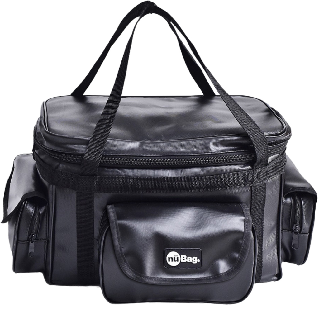 Bolsa De Pesca Molinete Carretilha Tralha Fishing Organizador de Tralha Vários Bolsos Nylon Especial