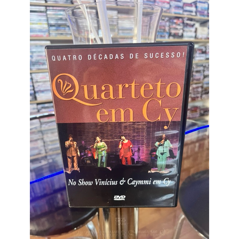 DVD “Quarteto em Cy - No Show Vinicius & Caymmi em Cy” - usado