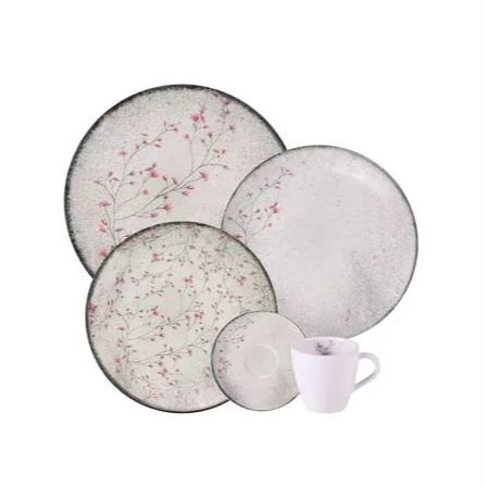 Aparelho de Jantar de Porcelana 20 Peças Tramontina Super