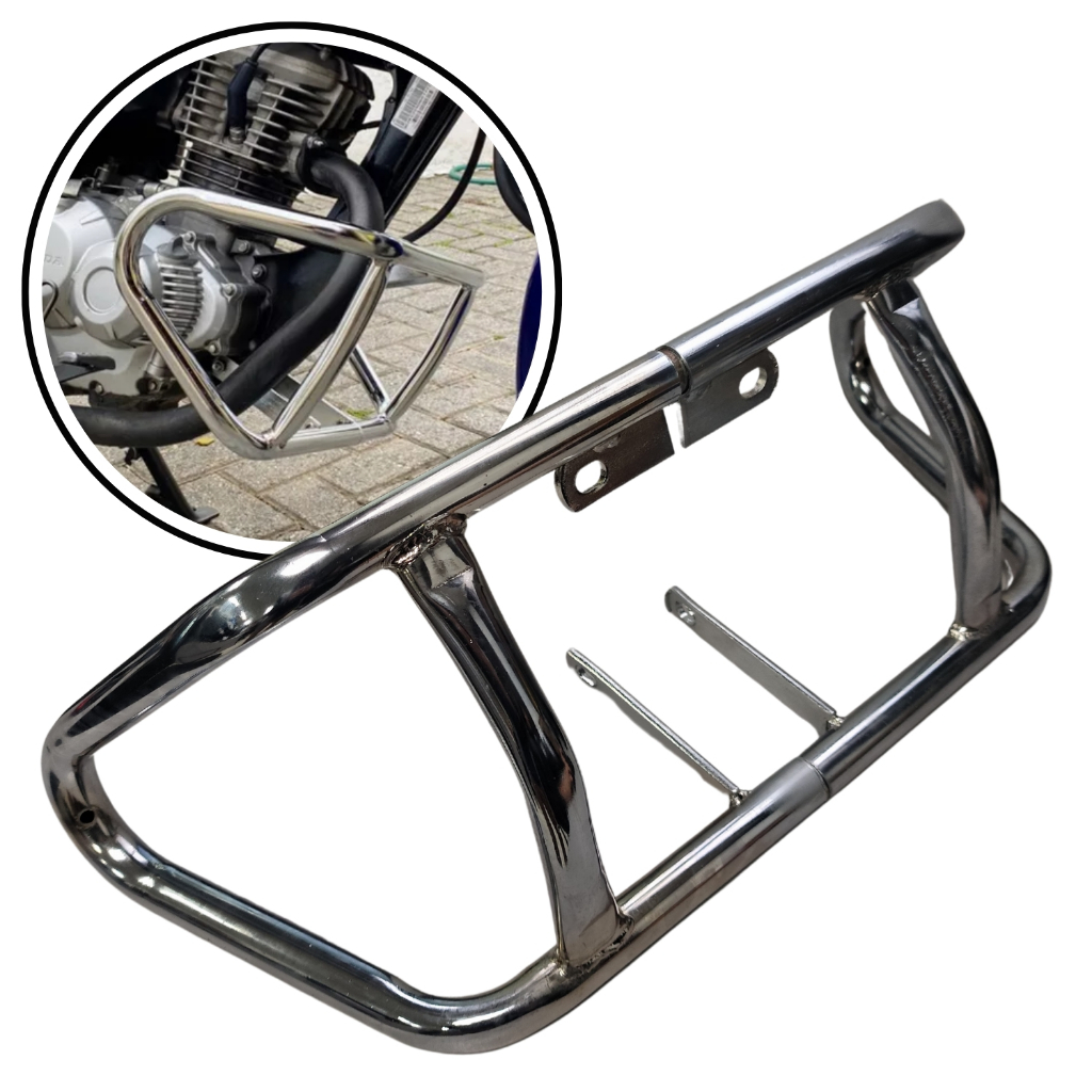 Protetor de Motor Mata Cachorro Francês Cromado Moto CARGO - Spare Parts and Accessories for Vehicles