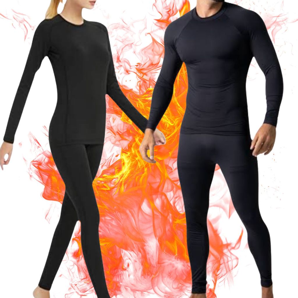 Conjunto Segunda Pele Camisa Calça Térmica Frio Intenso em Oferta na Shopee