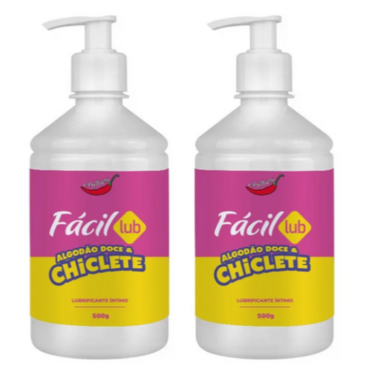 Kit 2 Lubrificante Íntimo Tamanho Grande 500g Chillies em Oferta na Shopee