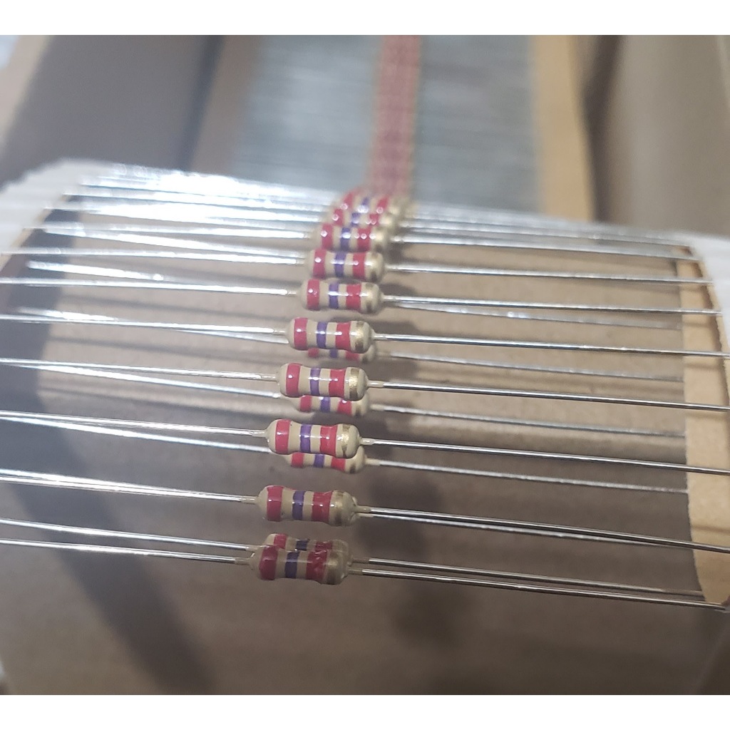 100 x RESISTOR CR25 1/4W 2K7