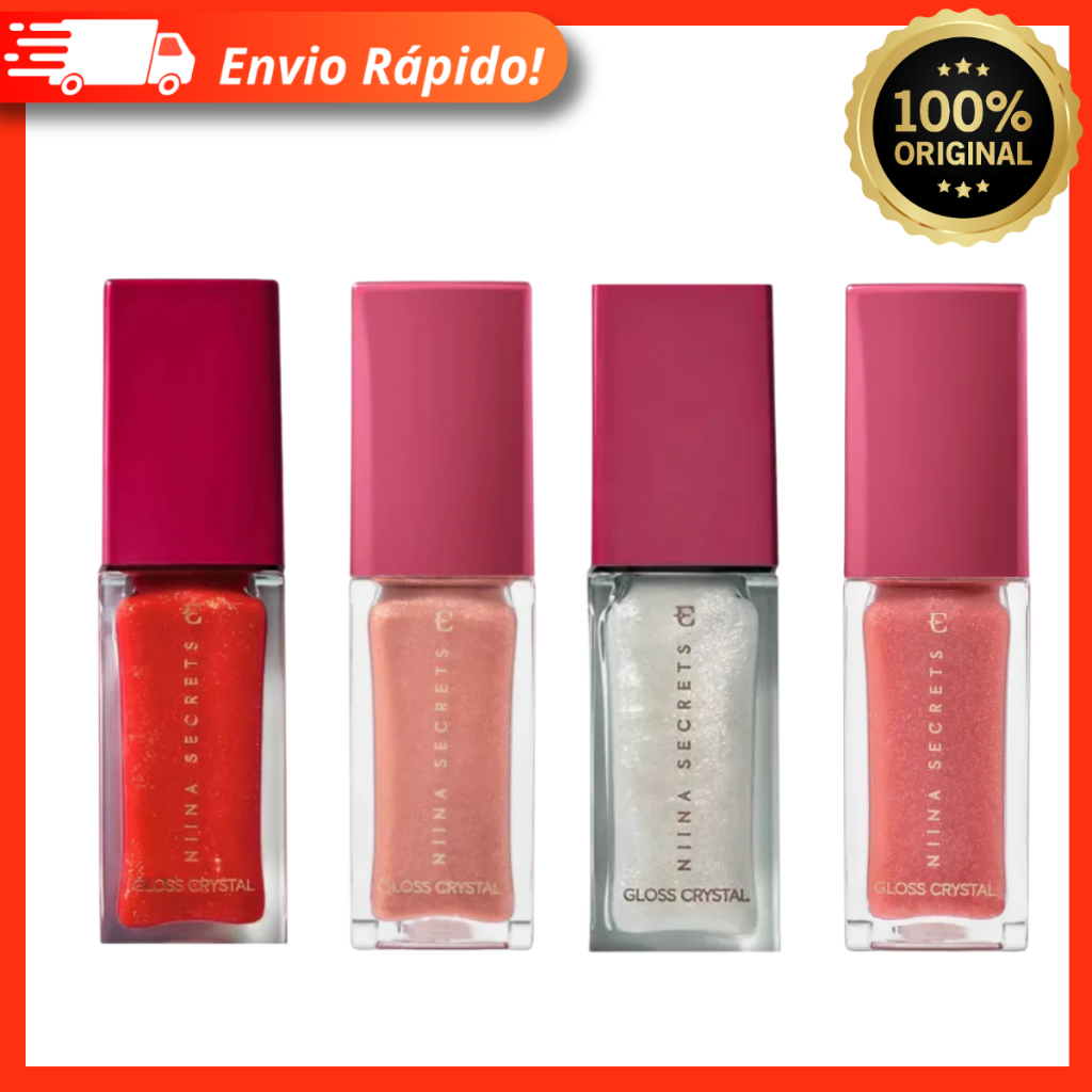 Gloss Labial Crystal Niina Secrets Fórmula Confortável e Antioxidante 7ml - Eudora