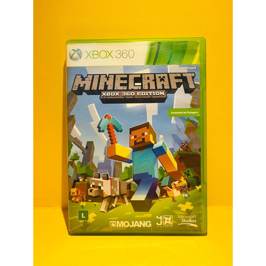 Minecraft Xbox 360 Jogo Origial